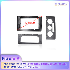 Maisimei Marco de DVD de coche negro mate de 10,1 pulgadas para <span class=keywords><strong>VOLKSWAGEN</strong></span> <span class=keywords><strong>CADDY</strong></span> 2005 <span class=keywords><strong>2010</strong></span> MANUAL AC para <span class=keywords><strong>CADDY</strong></span> AUTO AC <span class=keywords><strong>2010</strong></span> 2015 LHD RHD - Product Image 2
