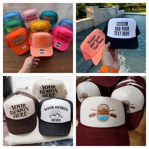 Gorras <span class=keywords><strong>de</strong></span> Correr Estilo Urbano al por Mayor 2025, Gorras Bordadas con Cierre a Presión, 5 Paneles, Multicolores, Gorras Trucker <span class=keywords><strong>de</strong></span> Malla Espuma sin Logotipo - Product Image 5