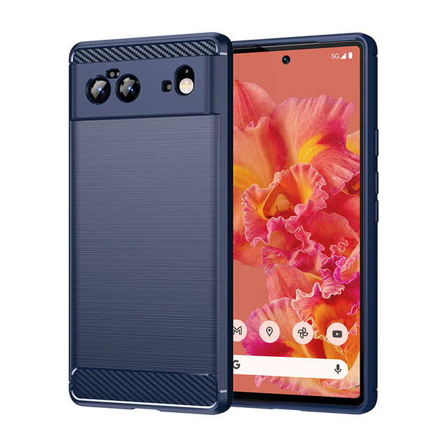 High Quality Rugged Shield Shockproof Soft TPU Back Cover Case for Google Pixel 6/6A/6pro google Pixel 6 Pro Carbon Fiber case