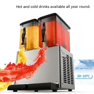 Système de distribution automatique de boissons <span class=keywords><strong>à</strong></span> double réservoir <span class=keywords><strong>pour</strong></span> boissons froides et chaudes, équipé de pompes de mélange de qualité commerciale - Product Image 2