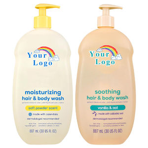 Gel douche pour bébé écologique et naturel en gros, gel lavant pour le corps, hydratant et rafraîchissant, 2 en 1, shampoing pour bébé, gel pour le soin du bébé - Product Image 1