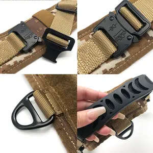 Produttori di alta qualità personalizzati Heavy Duty Training Nylon regolabile animali domestici cani para Perros collari tattici