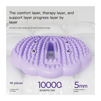 Planche de physiothérapie gonflable personnalisable en couleur, pour la relaxation et le soulagement du stress, coussin de massage des pieds à domicile