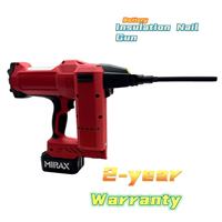 2 ans de garantie 120 Joules 20v Pistolet à clous isolant sans fil alimenté par batterie pour mur extérieur en laine thermique