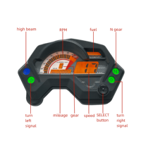 Harga grosir pabrik speedometer digital untuk Yamaha Fazer FZ16 FZ 16 FZS V1 FZ S V1