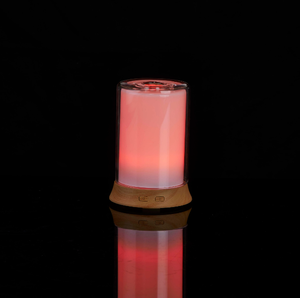 Commercio all'ingrosso 100ml diffusore di aromi bottiglie di vetro luce colorata aromaterapia olio elettrico umidificatore nebbia Maker USB potenza per alberghi - Product Image 6