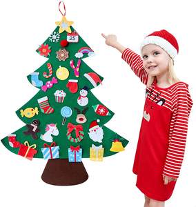 Fábrica de decoración de árbol de Navidad de fieltro popular para el hogar, superventas global al por mayor - Product Image 4