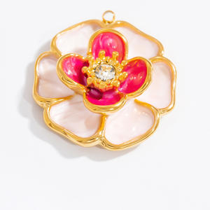 Colgantes de Moda, Dijes de Mariposa y Abeja con Pedrería, Acero Inoxidable, Joyería Unisex, Accesorios, Regalo, Set de Colgantes DIY - Product Image 3