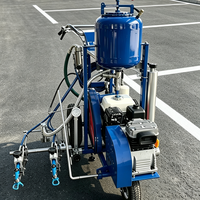 Machine de marquage routier manuelle sans air avec une largeur de traçage de 20 cm pour les travaux de marquage routier importants