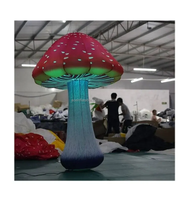 Décoration de champignon géant gonflable à LED pour événement, vente en gros pour festival