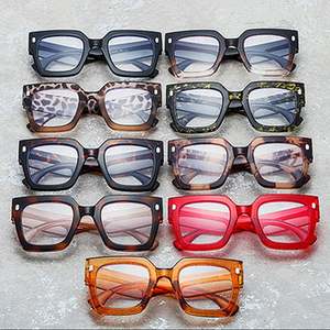 Gafas de Sol Cuadradas Extra Grandes con Marco Grueso y Colorido Estilo Vintage 2025 con Logotipo Personalizado para Mujer, Gafas con Protección Contra la Luz Azul - Product Image 5