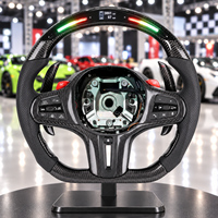   Volant de direction en fibre de carbone LED G20 pour G30 G21 G22 G23 M340i 330i 320i 325i G26 G42 G29 Volant de direction de voiture personnalisé