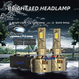 Accessoires automobiles IKAS Factory, phares LED 400W 12V-24V H4 <span class=keywords><strong>H7</strong></span> H11, phare automobile, <span class=keywords><strong>ampoule</strong></span> Sanan 5080 - Product Image 2