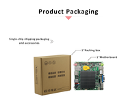 Nouvelle arrivée haute vitesse intégrée Celeron J4125 processeur prise en charge HD graphique 600,VGA,LVDS affichage Mini PC carte mère