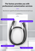 ULT-Unite 2026 Nuevo Cable de Extensión Eléctrico USB-C Thunderbolt 5 Tipo C de 240W 48V 80Gbps 8K 60Hz, de PVC y Aleación de Aluminio, Macho/Hembra, 0.2m 0.8m