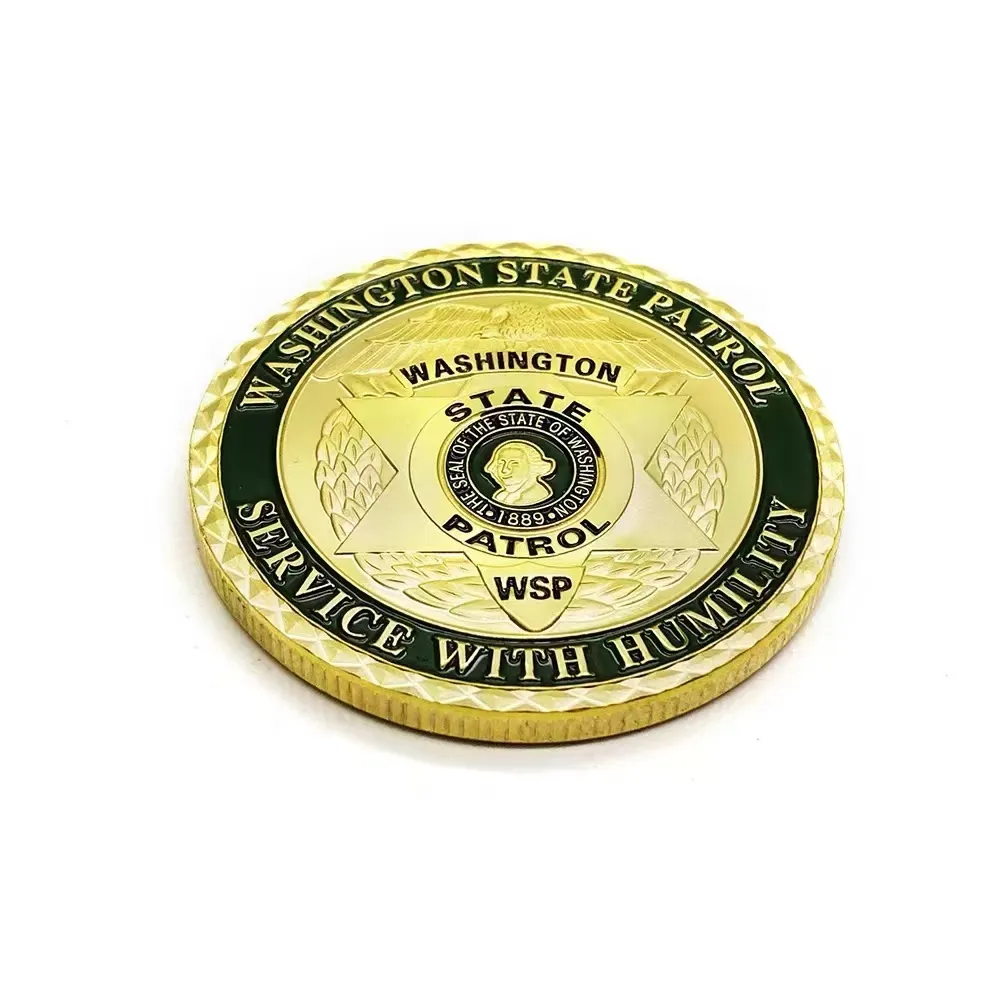 Artigifts Diseño personalizado Logo Grabado Moneda de oro Recuerdo personalizado barato con técnica de fundición Chapado en metal en blanco