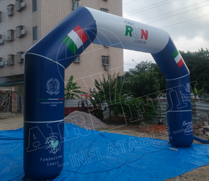 Gerbang Lengkung Tiup Kustom Logo Balap Olahraga Kedap Udara untuk Acara Promosi Merek Dealer Mobil di Luar Ruangan - Product Image 4