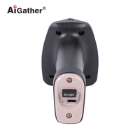 Escáner de código de barras USB inalámbrico 2D AiGather de mano BT, compatible con QR/Data Matrix para IOS/ Android, a la venta, a la venta