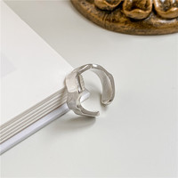 Ada Jewelry Anillo de Plata para Mujer, Diseño Ondulado Simple y Resistente de Plata de Ley S925, Anillo de Eternidad