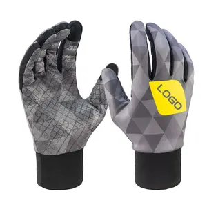Factory Made Custom Logo Weight Lifting Winter Thermal Gloves Full Finger Waterproof Windproof Running Gloves Supplier