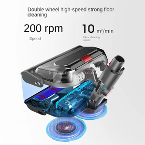 Apto para <span class=keywords><strong>aspiradora</strong></span> Dysons V7 <span class=keywords><strong>V8</strong></span> V10 V11, accesorio para fregona de limpieza en seco húmedo con tanque de agua, cabezal de cepillo de rodillo motorizado - Product Image 3