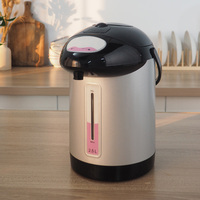 Bouilloire Électrique 750W avec Revêtement en Acier Inoxydable, Distributeur d'Eau Chaude avec Verrouillage Enfant, Économe en Énergie pour Cuisine et Usage Domestique