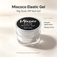 Gel élastique Mixcoco Soak Off 10g multicolore UV LED pour dessin 3D, liner, décoration d'art de manucure DIY