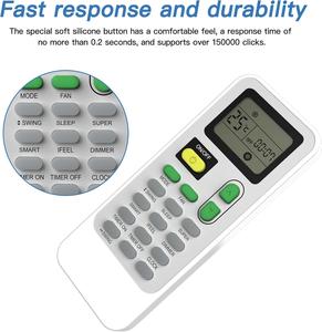 Control Remoto de Repuesto Compatible con el <span class=keywords><strong>Aire</strong></span> <span class=keywords><strong>Acondicionado</strong></span> Portátil de Ventana <span class=keywords><strong>Hisense</strong></span> J1-05E (DG11J1-05E) J1-06E (DG11J1-06E) - Product Image 5