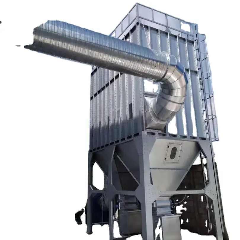 Galvanized Steel Large Air Volume Fan Pipe Custom Woodworking Central Purification Dust Air Filtration System Dust Collector