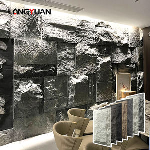 Vente en gros Revêtement mural en placage de <span class=keywords><strong>pierre</strong></span> artificielle imitation <span class=keywords><strong>pierre</strong></span> Panneau mural en faux champignon en PU - Product Image 2