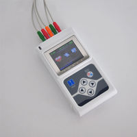 Peralatan Elektrokardiogram Portabel Amain 3 Kanal Holter EKG Perekam 24 Jam Mesin EKG