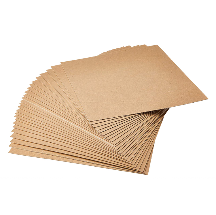 Custom Brown White Paper Card Board Package Box Corrugated Cardboard Sheets for Box Making