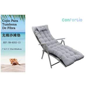 TUMBONA 55*174CM-13 Coussin de plage rembourré en coton et oreiller pour une relaxation confortable en plein air - Product Image 1