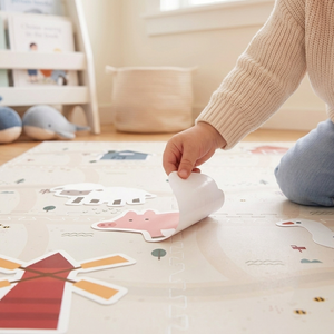 <span class=keywords><strong>Tapis</strong></span> <span class=keywords><strong>de</strong></span> <span class=keywords><strong>jeu</strong></span> interactif pour bébé sur le thème <span class=keywords><strong>de</strong></span> la <span class=keywords><strong>ferme</strong></span>, autocollants statiques réutilisables à faire soi-même, <span class=keywords><strong>tapis</strong></span> <span class=keywords><strong>de</strong></span> sol en mousse EVA imprimée, puzzle emboîtable, non toxique - Product Image 5