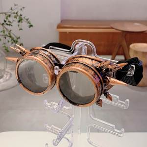 Nouvelles lunettes rétro punk steampunk pour Halloween, accessoires de déguisement pour fête et cosplay - Product Image 5