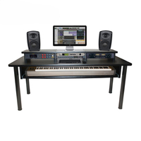 Bureau d'Ordinateur de Luxe pour Mixeur Audio Numérique, Ordinateur Portable, Université, Collège, Musique, Audio, Meuble Gratuit, Maison, Moniteur Audio