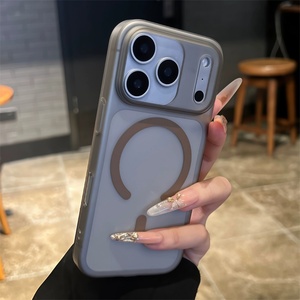 Funda Magnética Ultrafina Esmerilada para iPhone 17 Pro Max, Color Naranja - Product Image 3