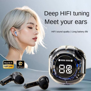 หูฟังไร้สาย Transparent Air39 Tws รุ่นคริสตัลมินิ บลูทูธ 5.3 สำหรับเล่นเกมส์ แบบใส่ในหู - Product Image 3