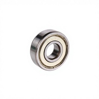 Bantalan Mini 606ZZ Kekakuan Tinggi 6x17x6mm Baris Tunggal Transmisi Industri Terbuat dari Baja GCR15 Pelumas Gemuk 625 7mm Clearance