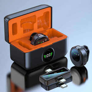 Micrófono Lavalier Inalámbrico Dinámico 2 en 1 SX30 con Cancelación de Ruido Tipo C para Entrevistas en Sitio y Grabación de Vlogs - Product Image 2