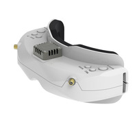 Lunettes FPV SKYZONE SKY02O en plastique ABS 5.8G 48CH avec récepteur SteadyView Diversity, écran OLED 640x400, suivi de tête, ventilateur et DVR pour drone RC