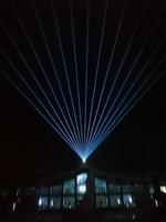IP65 50W RGB Laser-Lichtprojektor mit 40 Grad Abstrahlwinkel DMX512-Steuerung Wasserdicht für Professionelle Outdoor-Konzertnutzung