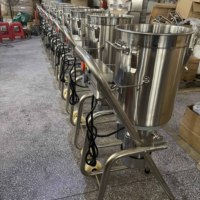 Goopikk Roestvrijstalen Commerciële 50l Groenteversnipperaar Vleesmixer Huishoudelijke 4500 Met Vleesmolen Knoflookpuree Machine