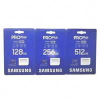 Carte mémoire originale Samsung Pro Plus 128 Go 256 Go 512 Go Micro TF Flash Card jusqu'à 160 Mo/s U3 4K pour téléphone