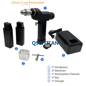 Cirugía ortopédica para traumatismos, herramienta eléctrica médica, taladro de hueso canulado, taladro de hueso hueco, herramientas veterinarias quirúrgicas para traumatismos, mascotas - Product Image 4