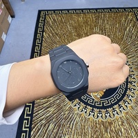 Montre de luxe pour homme 2025, noire, avec fonction Azan, pour la prière islamique, heure religieuse arabe