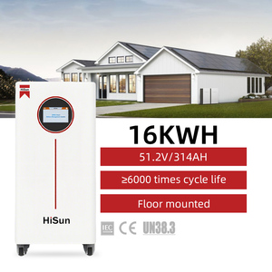 Batería de Almacenamiento de Energía Hisun <span class=keywords><strong>Floof</strong></span> de 51.2V 314Ah LiFePO4, 16KWh, Montaje en Suelo, Batería de Respaldo Solar, Celdas de Grado A, 8000 Ciclos - Product Image 3