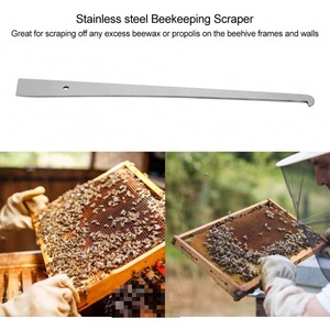 Herramienta <span class=keywords><strong>de</strong></span> Limpieza <span class=keywords><strong>de</strong></span> Panal <span class=keywords><strong>de</strong></span> Abejas <span class=keywords><strong>de</strong></span> Acero Inoxidable para Apicultura con Gancho Extendido, Herramienta para Marcos <span class=keywords><strong>de</strong></span> Colmenas, Nueva Condición - Product Image 4