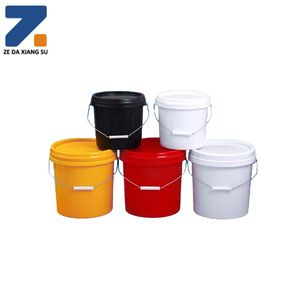 Vente en gros d'usine de seaux en plastique PP 1l, 2l, 3l, 5l, 6l, 10l, 15l, 18l, 20l, 25l, 30l avec couvercles et poignées - Product Image 5