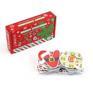 Tùy Chỉnh <span class=keywords><strong>2025</strong></span> Giáng Sinh Advent Lịch Giấy Tủ Lạnh Nam Châm Giáng Sinh Tự Làm Quà Tặng Trang Trí Không Thấm Nước Vinyl Số Dán - Product Image 2